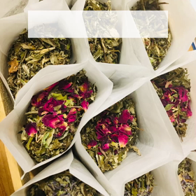 お客さまの声「よもぎ蒸しに来れないときにゆるりかで使ってるよもぎを楽しみたい～」 ...の画像