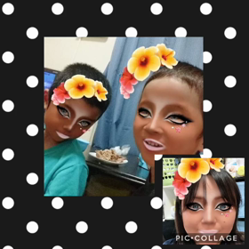 ガングロギャルメイクの画像