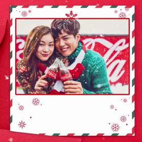Coke styleより、Christmas messageの画像