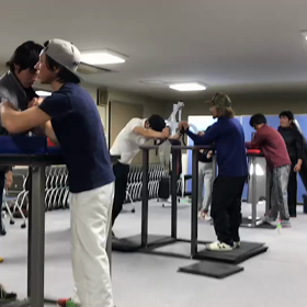 アームレスリング合同練習の画像