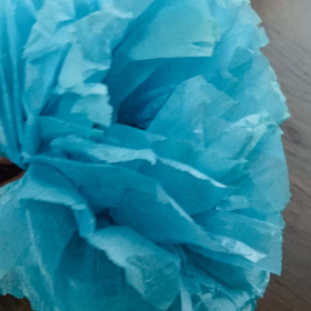 介護記録１１４（紙の花）の画像