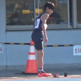 越谷カップ男子走り幅跳び①の画像