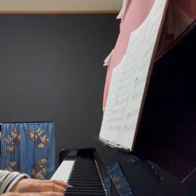 ピアノ練習の画像