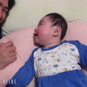 パパには笑顔なのに…の画像