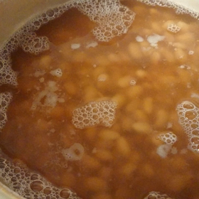 アクを取るという作業がライトワークになっている☆の画像