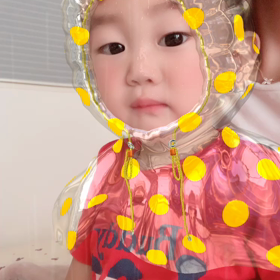 てるてる坊主くん笑の画像