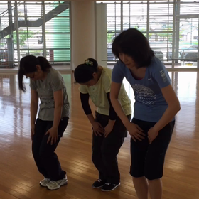 ラインエクササイズ動画〜今月は背中側、縦ライン♪の画像