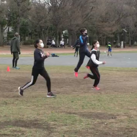 ６年生記録会 はじめの会・アップ⑥の画像