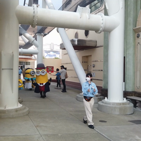 ユニバ、ミニオン・ハチャメチャ・ワールド・グリーティングの入退場（2020.8.7）（動画）の画像