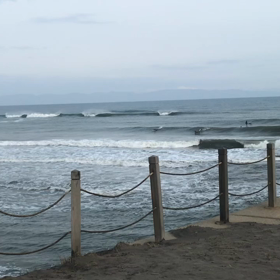 今朝の横乗りは波乗りから、、、の画像