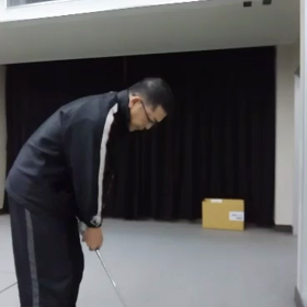 久しぶりにピンポン球アプローチの画像