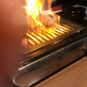 焼肉で元気満タンの画像