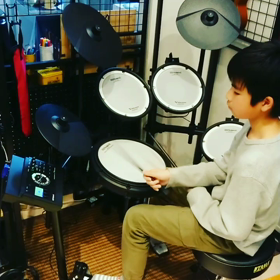 ドラム到着の画像