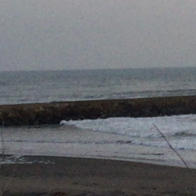 1月19日千葉北、東浪見の朝の波の 画像