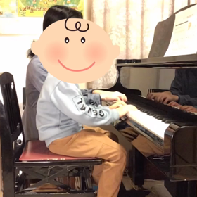 幼児の生徒さん、初めての発表会に向けて❣️の画像