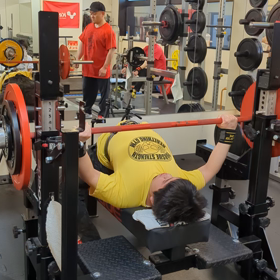 ベンチプレス100kgの画像