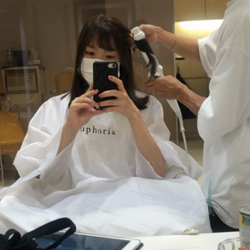 美容院きました。の画像