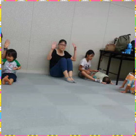 いちなごみにて英語リトミックの画像