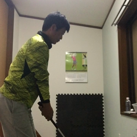 目指せ80切り15日ゴルフスイング動画の画像