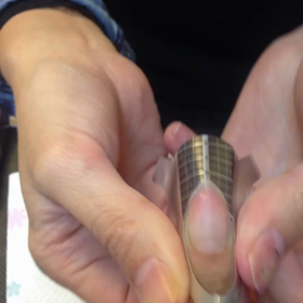 ◆動画ネイル アセトン使わない付け替え法 ネイルマシンオフ 両手10分テクニックの画像