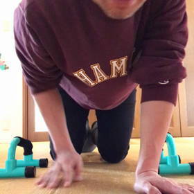 少しづつ体を調節！の画像