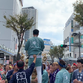 横須賀神輿パレードに参加の画像