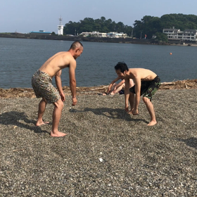 四国ツアー⑤ １日目  男の三番勝負 相撲②の画像