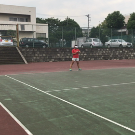 ひたすらサーブ練習！！の画像