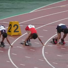 ５年男子100m 湊光くん入賞の画像