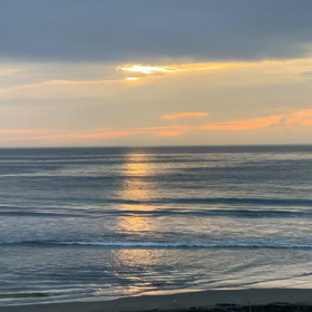 8月23日千葉北、東浪見の朝の波の画像