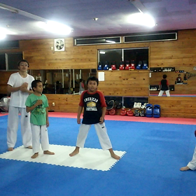 テコンドー連続蹴り！の画像