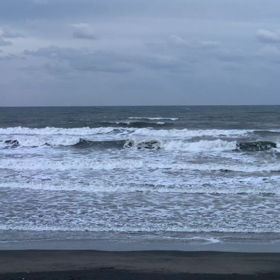 12月12日千葉北、東  浪見の朝の波の画像