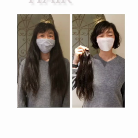 新生活を機にヘアドネーションされるのも素敵ですね✨の画像