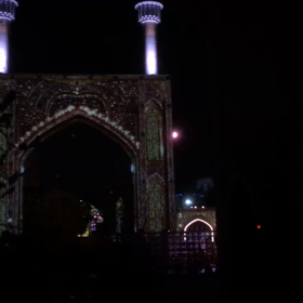 オリエンタルトリップ、プロジェクトマッピングの画像