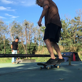 通勤途中のスケート その2 オイラの練習の画像