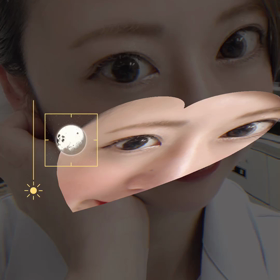 アプリで遊んでみました③❤️の画像