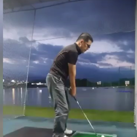 ウェッジを打ち込む！の画像