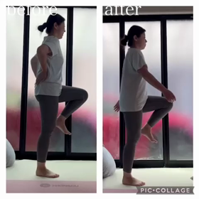 重力線上で動くからだの画像