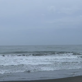 5月19日千葉北、東浪見の朝の波の画像