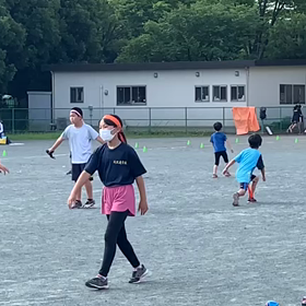 大股歩行④の画像