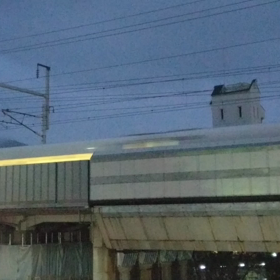 新幹線　スパーク走行！！の画像