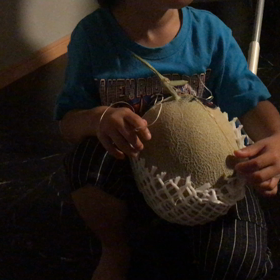 メロン大玉もらった〜の画像