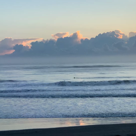 11月1日千葉北、東浪見の朝の波の画像