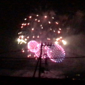 神明の花火の画像