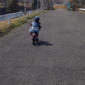 自転車の上達具合は…⁇の画像