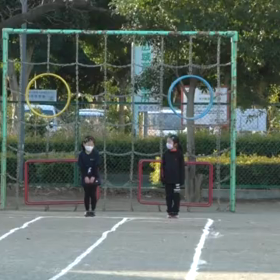 Aグループ(50m走)ゴール付近⑦の画像