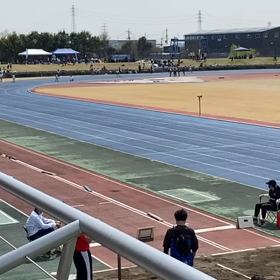 男子走り幅跳び 優勝跳躍の画像