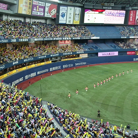 京セラドーム大阪。オープン戦10の画像