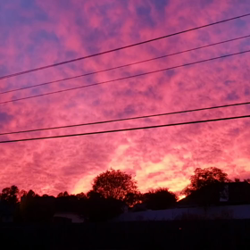 ジョージアの夕焼け時の画像