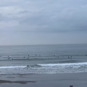 6月13日千葉北、東浪見の朝の波の画像
